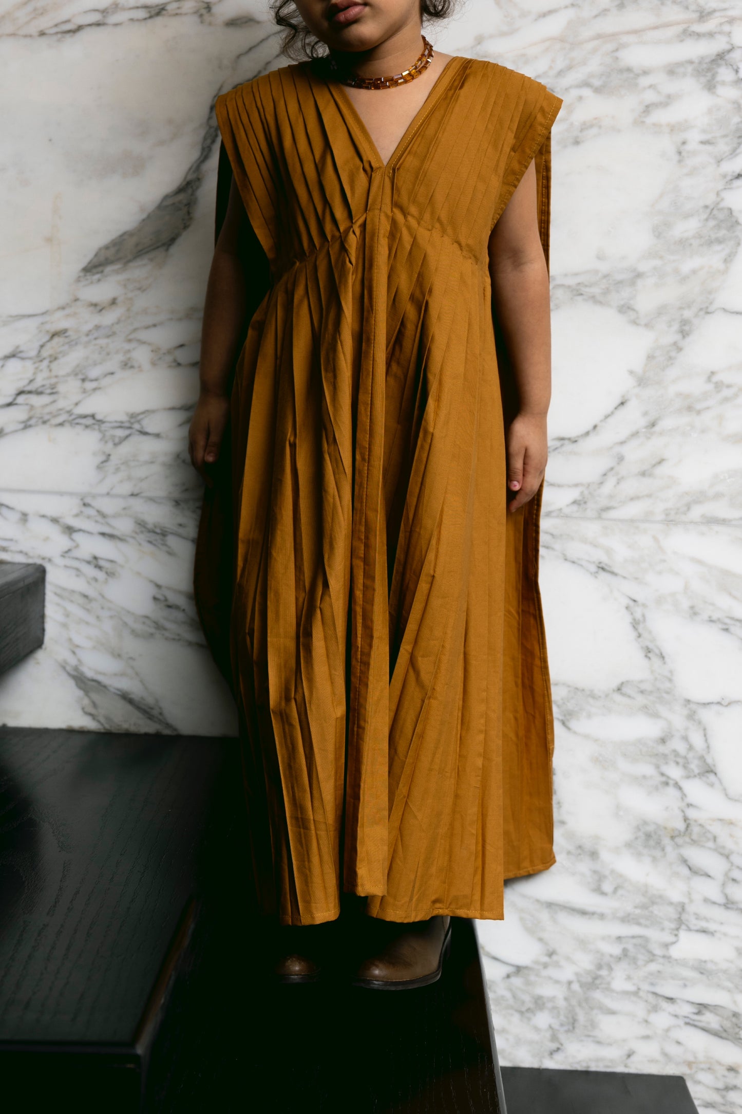 Amber Plisse Kaftan