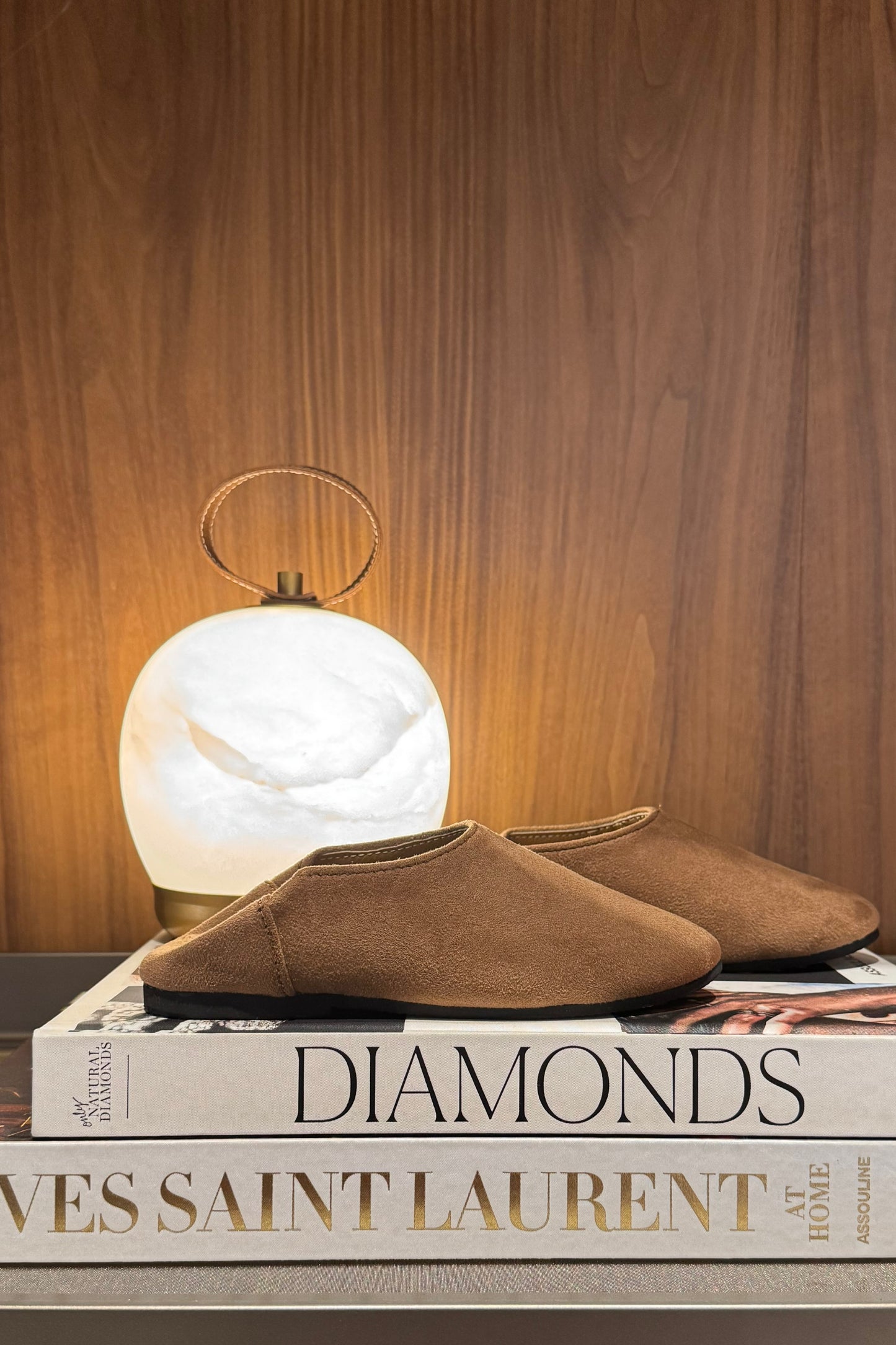 Suede Beige Babouche