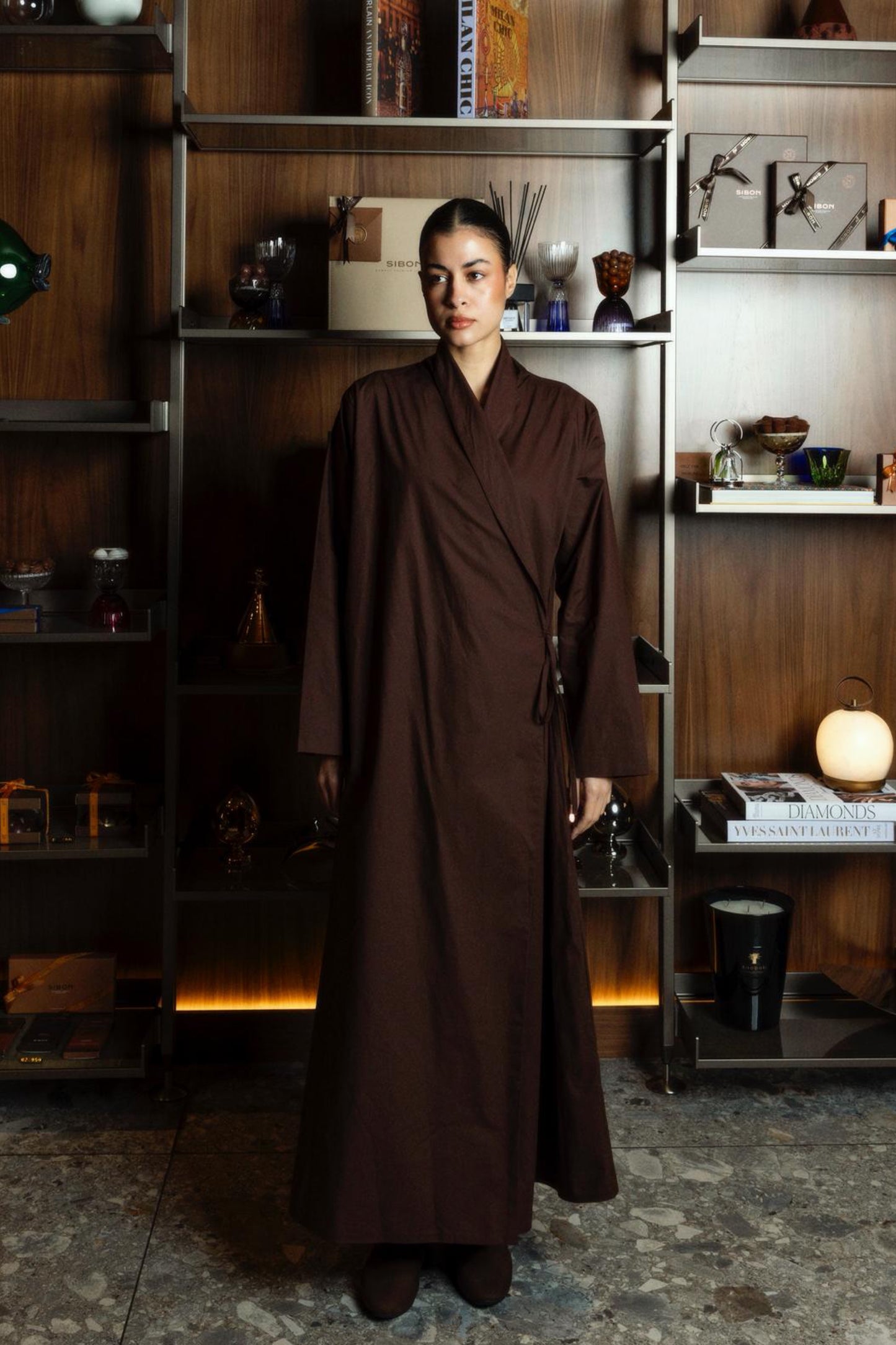 Wrap Brown Kaftan