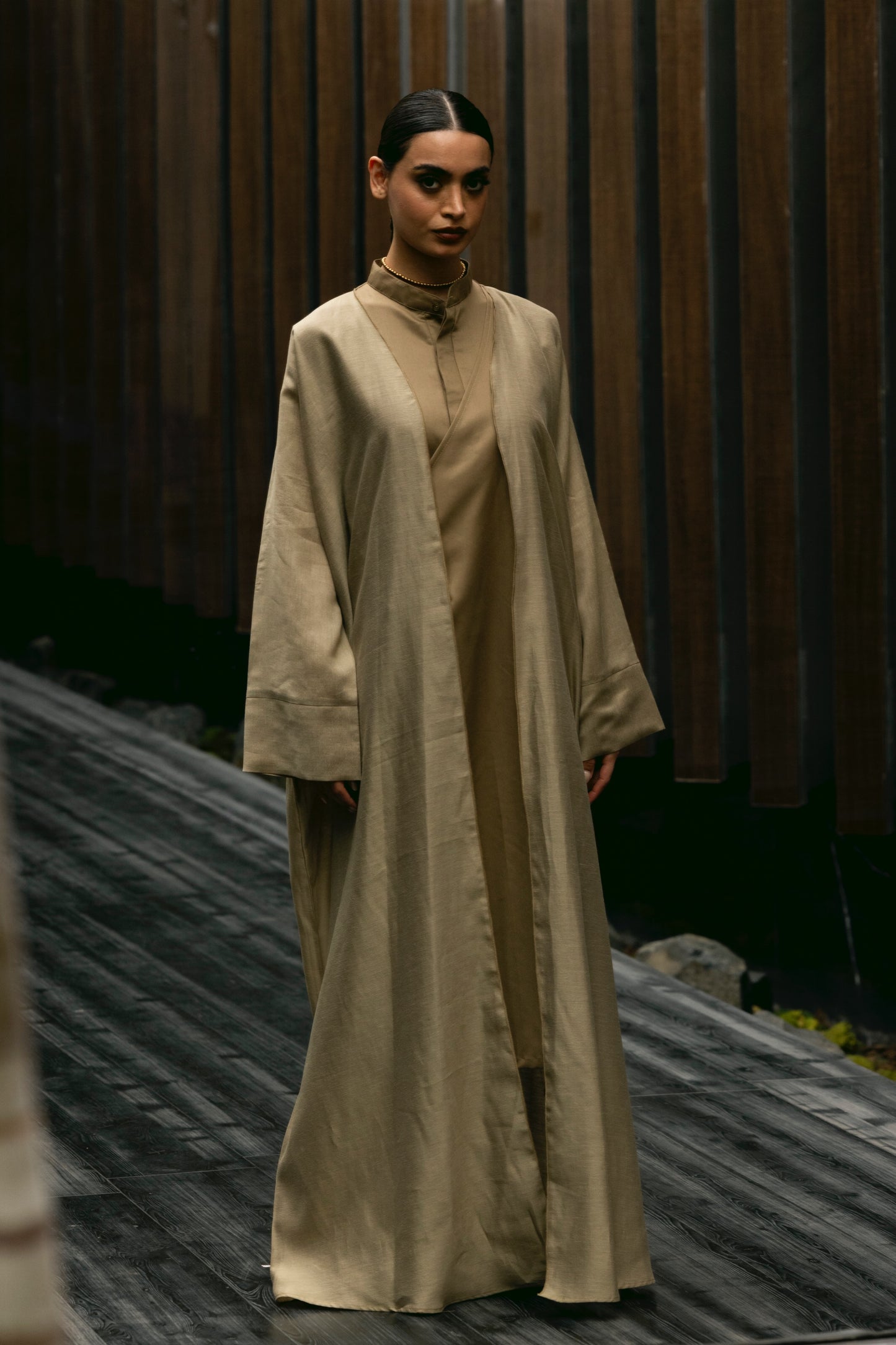 Taupe Wrap Dishdasha