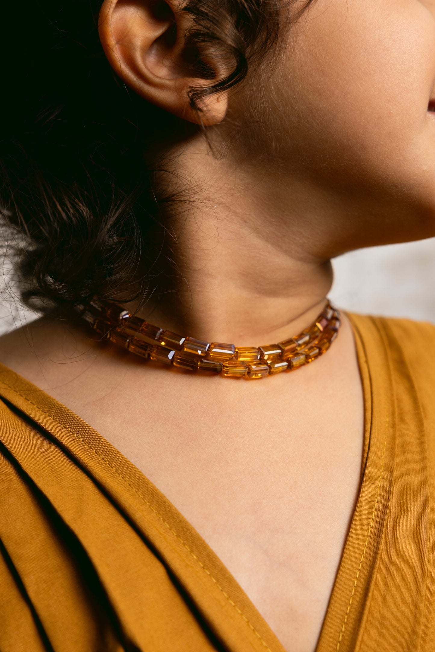 Amber Stone Necklace