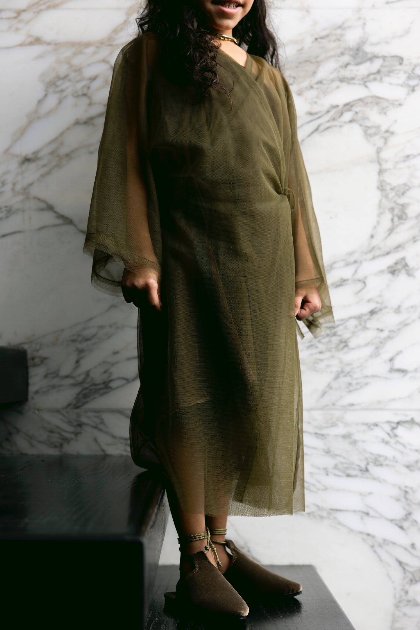 Velvet Olive Kaftan