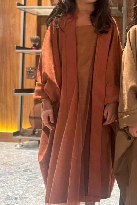 Suede Brick Kaftan