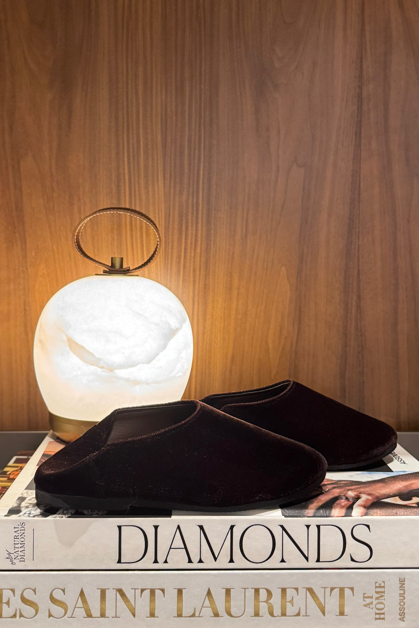 Velvet Brown Babouche